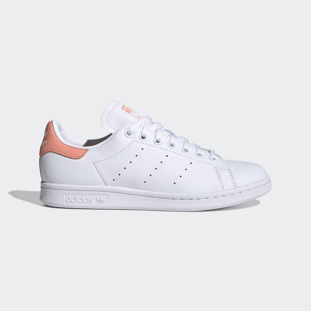 Originals Adidas Stan Smith Dama Romania - Albi/Corai EF6884